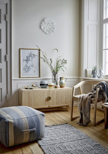 CREATIVE COLLECTION Serrone Skab, Natur, Gummitr