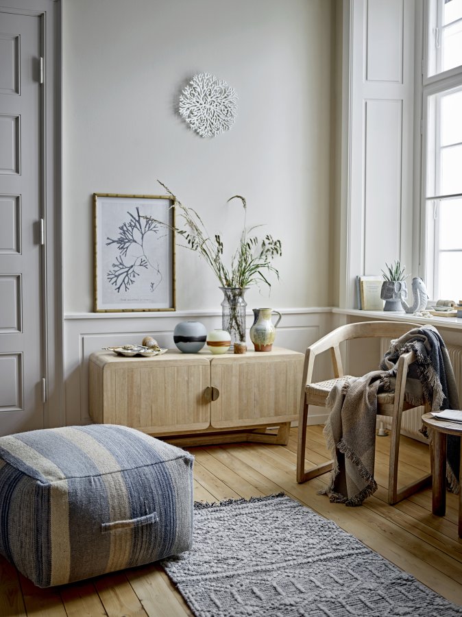 CREATIVE COLLECTION Serrone Skab, Natur, Gummitr