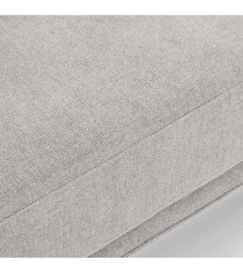 Selena 2 pers. sofa - gr stof og sort metal