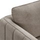 Selena 3 pers. sofa - camel brun stof og sort metal