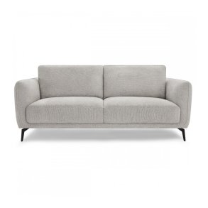 Selena 3 pers. sofa - gr stof og sort metal