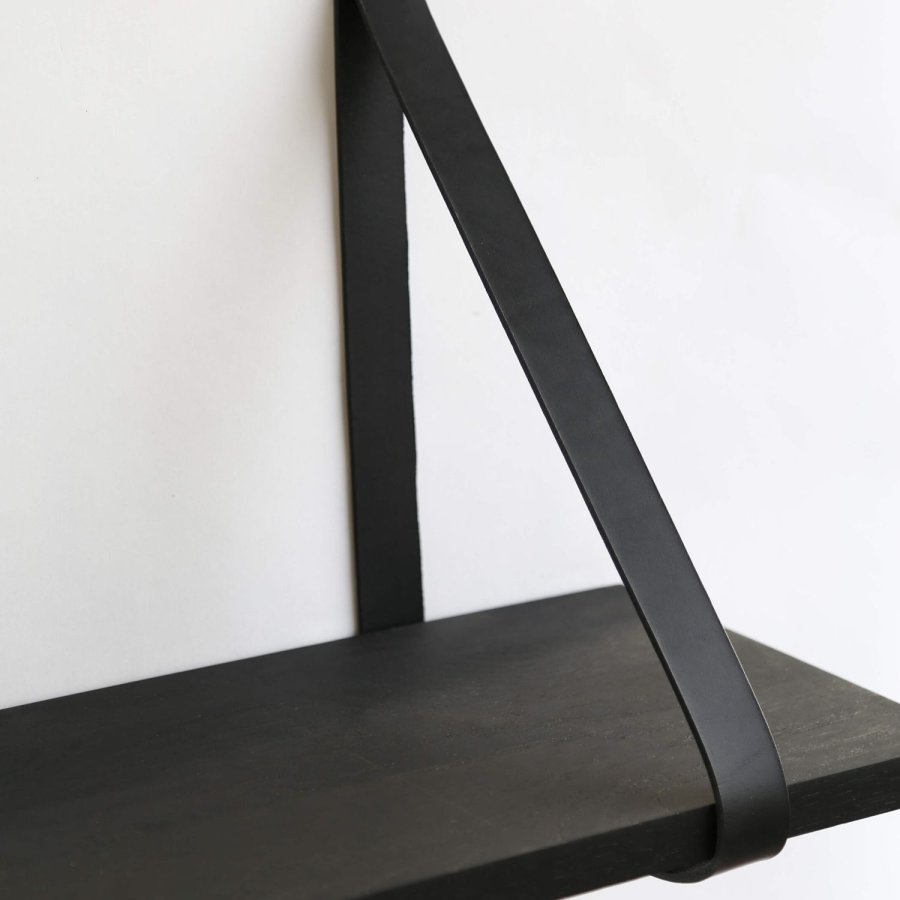 NocNoi Harre Vig vghylde - sort olieret egetr m. sort lderstrop, 50-100