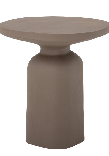 BLOOMINGVILLE Millan sidebord, rund - brun aluminium (44,5)