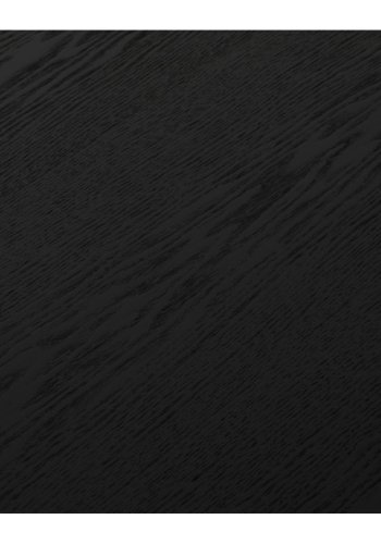 Star spisebord, rektangulr - sort egefinér (90x180)