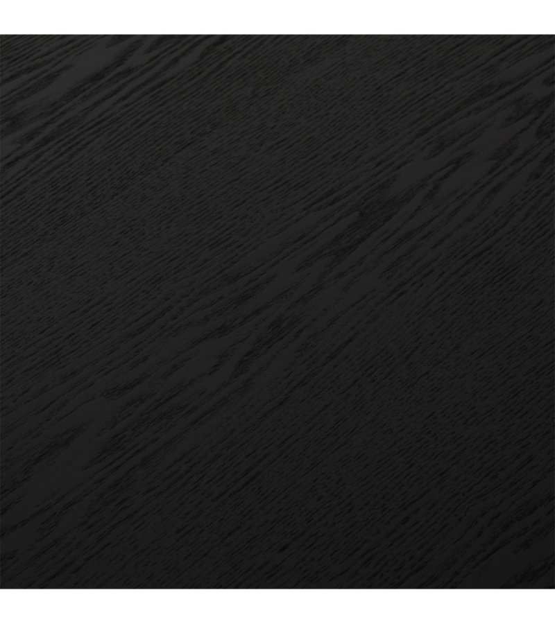 Star spisebord, rektangulr - sort egefinér (90x180)