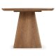 Star spisebord, rektangulr - natur egefinér (90x180)