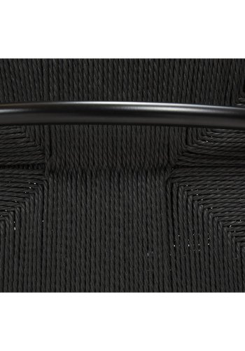 DAN-FORM Stiletto spisebordsstol, m. armln - sort papir snor og sort stl