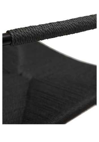 DAN-FORM Stiletto spisebordsstol, m. armln - sort papir snor og sort stl