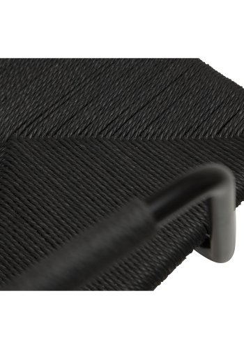 DAN-FORM Stiletto spisebordsstol, m. armln - sort papir snor og sort stl