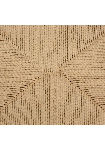 DAN-FORM Stiletto spisebordsstol, m. armln - natur papir snor og sort stl