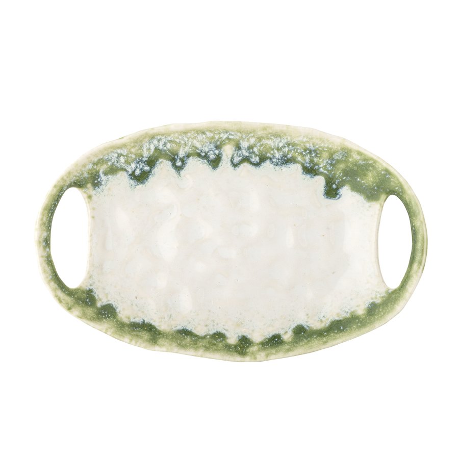 CREATIVE COLLECTION Prim Serveringsfad, Grn, Stentj