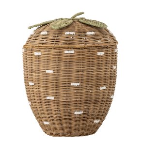 BLOOMINGVILLE MINI Pelino Kurv m/lg, Brun, Rattan