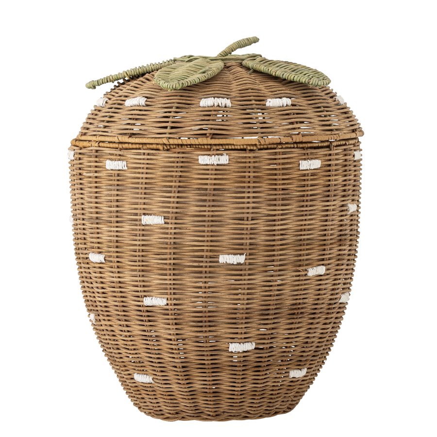 BLOOMINGVILLE MINI Pelino Kurv m/lg, Brun, Rattan