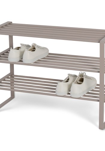 SPINDER DESIGN Rex skohylde, m. 3 hylder - silky taupe stl (70x29)