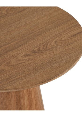 Tango sofabord, rund - natur egefinér (45)