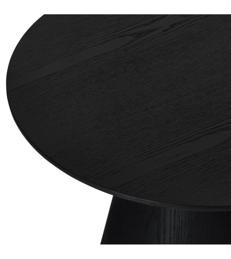 Tango sofabord, rund - sort egefinér (60)