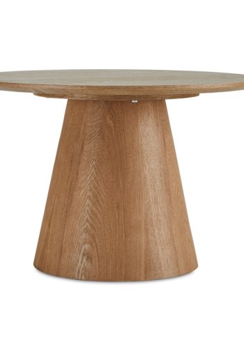 Tango sofabord, rund - natur egefinér (60)