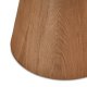 Tango sofabord, rund - natur egefinér (60)