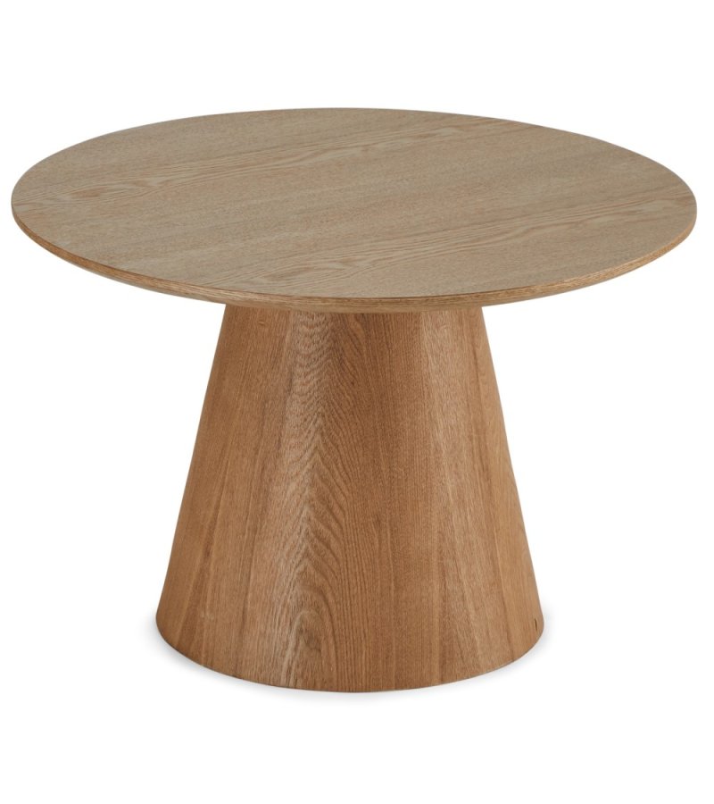 Tango sofabord, rund - natur egefinér (60)
