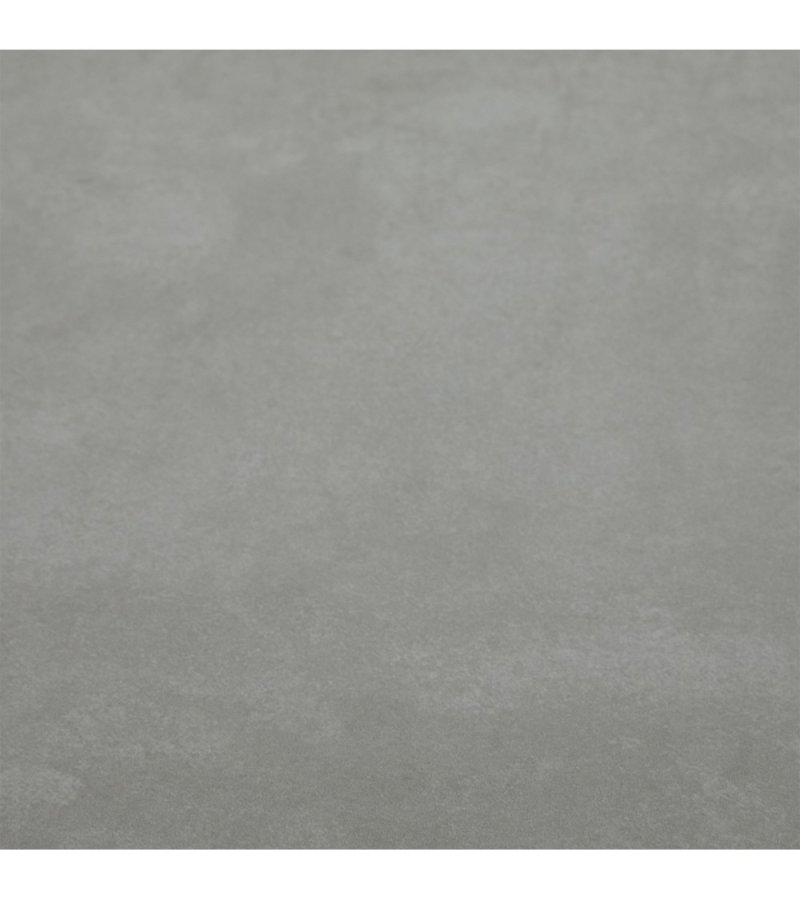 Tango sofabord, rund - lysegr marmorlook melamin og sort finér (80)