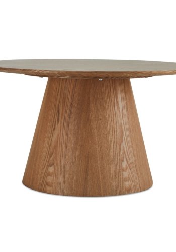 Tango sofabord, rund - natur egefinér (80)