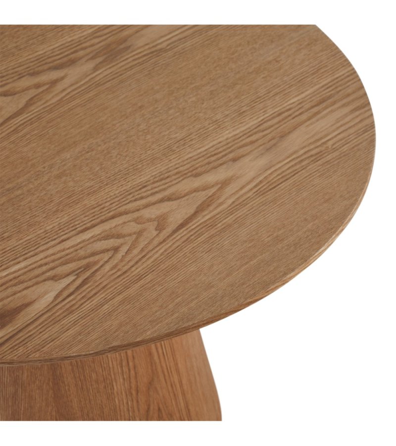 Tango sofabord, rund - natur egefinér (80)