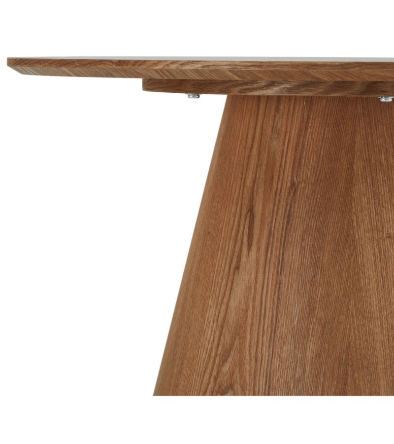 Tango sofabord, rund - natur egefinér (80)