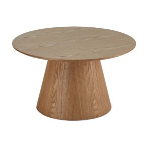 Tango sofabord, rund - natur egefinér (80)