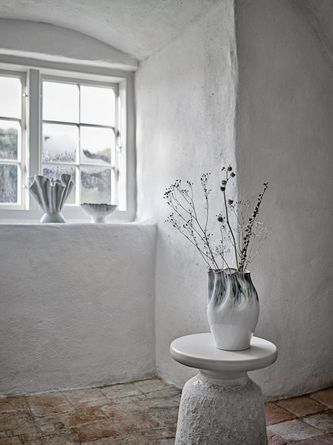 BLOOMINGVILLE Nisha Vase, Grn, Stentj