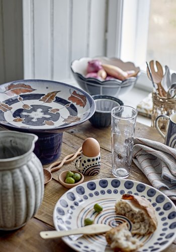 BLOOMINGVILLE Myrna opsats - bl og brun stentj