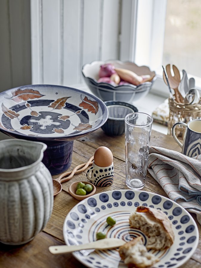 BLOOMINGVILLE Myrna opsats - bl og brun stentj