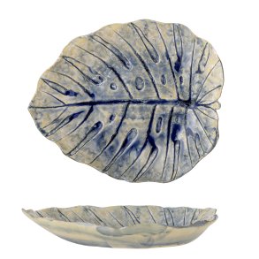 CREATIVE COLLECTION Rowan Serveringsfad, Bl, Stentj