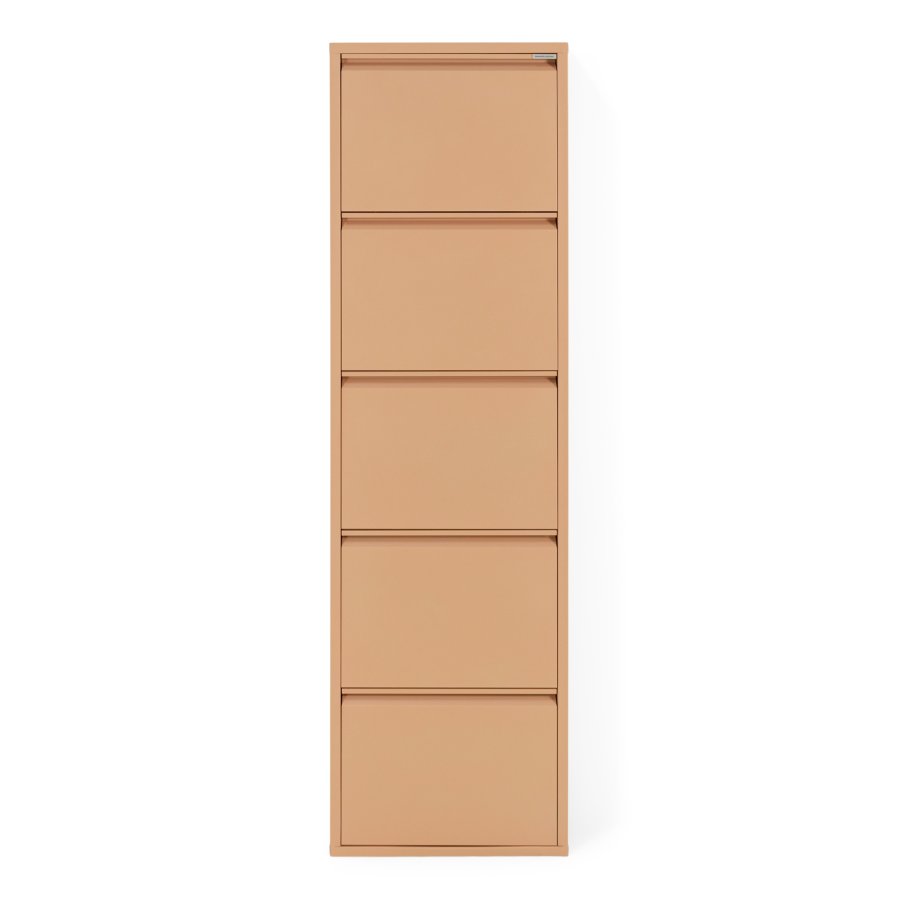 SPINDER DESIGN BILLY 5 skoskab, m. 5 lger - clay terra stl