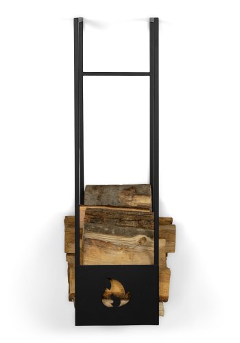 SPINDER DESIGN Lumber Locker M, opbevaring til brnde - sort stl