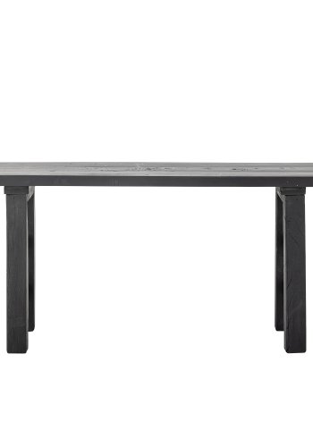 BLOOMINGVILLE Riber bnk, rektangulr - sort genanvendt tr (102x32)