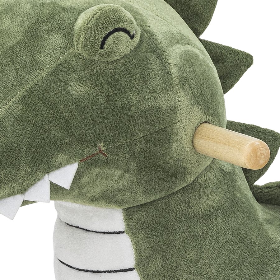 BLOOMINGVILLE MINI Arnie Rocking Toy, Crocodile, Grn, Polyester