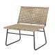 BLOOMINGVILLE Vallone udendrs loungestol - natur polyrattan og metal