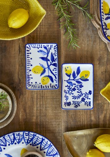 CREATIVE COLLECTION Maxima Tallerken, Bl, Stentj