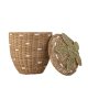 BLOOMINGVILLE MINI Pelino Kurv m/lg, Brun, Rattan