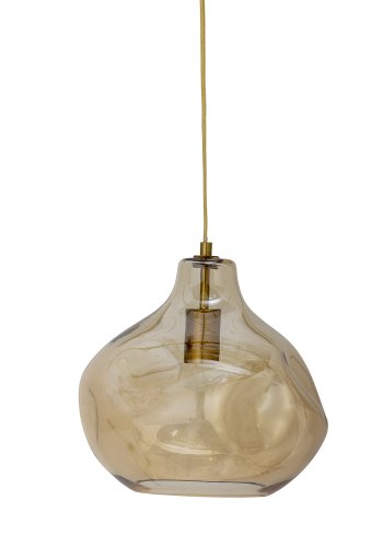 CREATIVE COLLECTION Azizi loftlampe - brun glas (H:30)