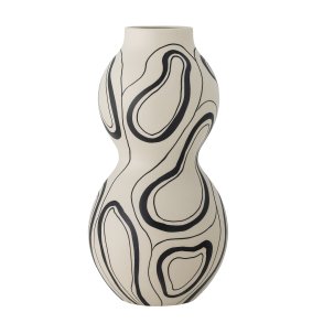 BLOOMINGVILLE Nicola vase - sort stentj
