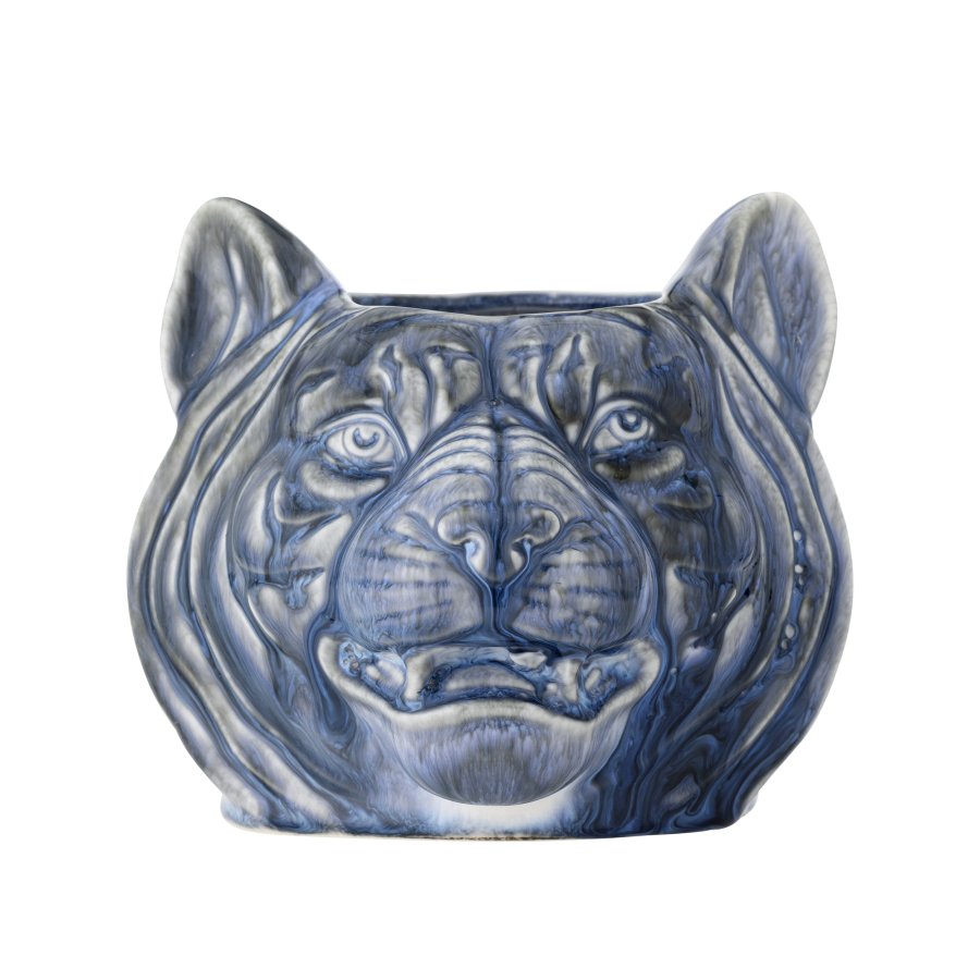 CREATIVE COLLECTION Abner Urtepotteskjuler, Bl, Stentj