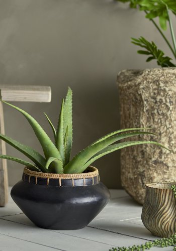 BLOOMINGVILLE Aloe kunstig plante - grn plastik