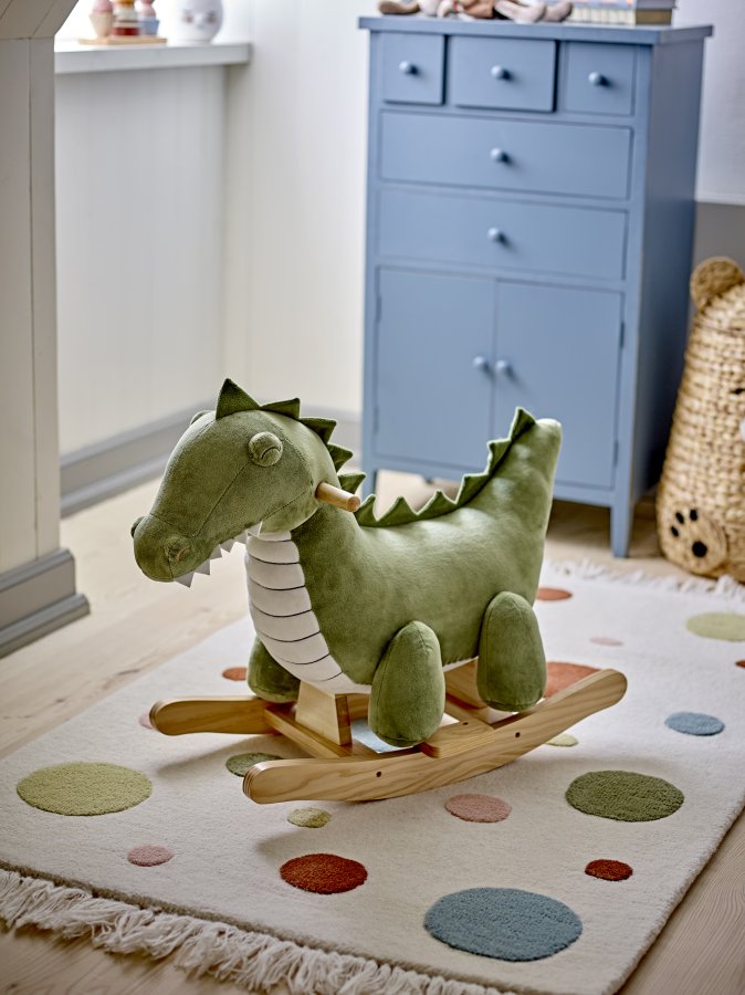 BLOOMINGVILLE MINI Arnie Rocking Toy, Crocodile, Grn, Polyester