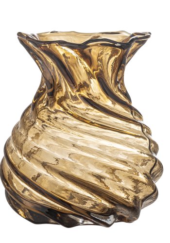 CREATIVE COLLECTION Rylo Vase, Brun, Glas