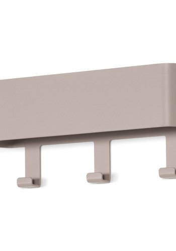 SPINDER DESIGN Dax Play 3 knagerkke, m. 3 knager og hylde - silky taupe stl