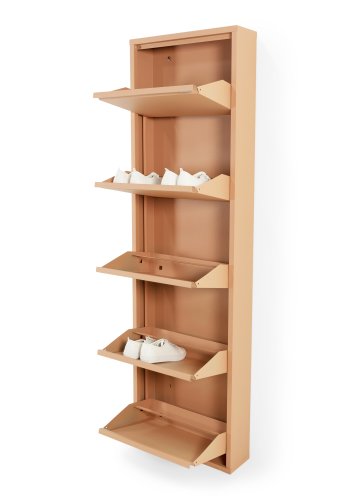 SPINDER DESIGN BILLY 5 skoskab, m. 5 lger - clay terra stl