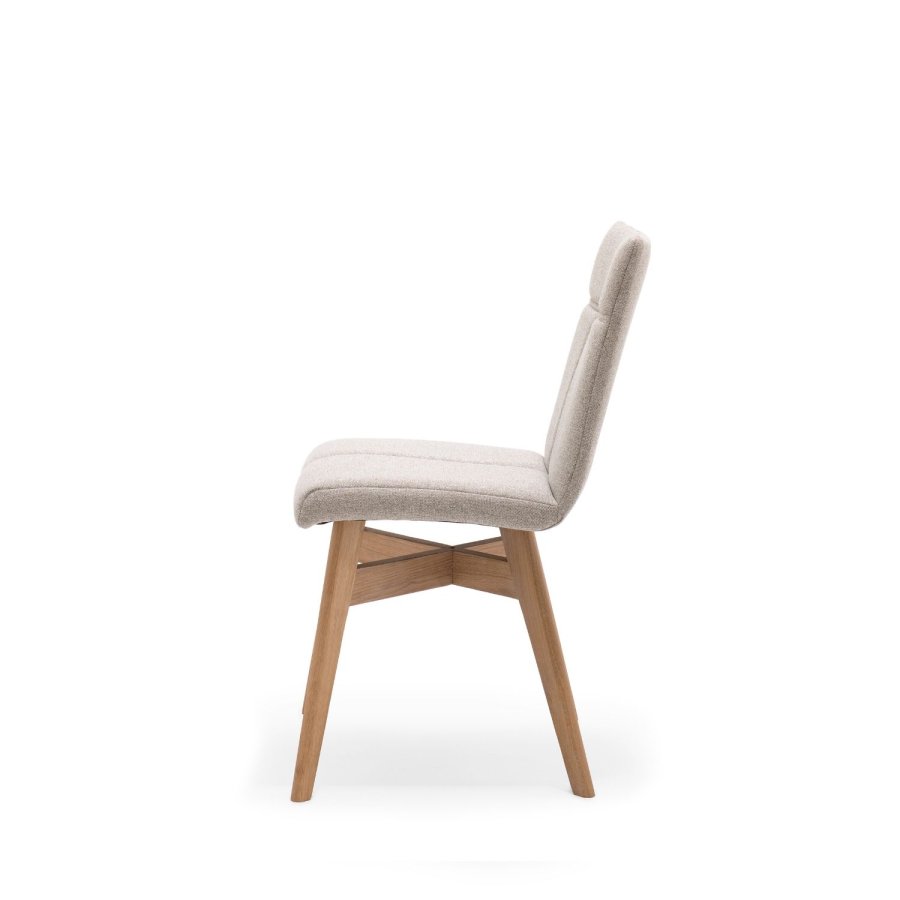 NocNoi Ven spisebordsstol - grt stof/egetr