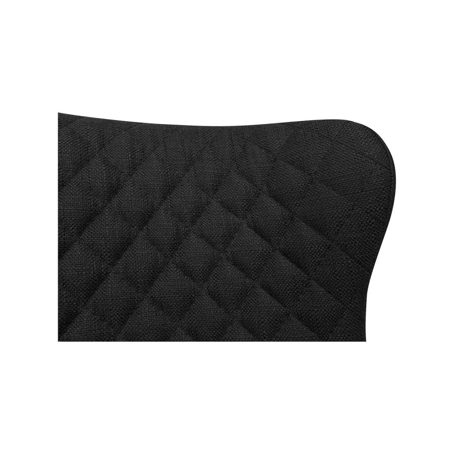 DAN-FORM Vetro lnestol - sort stof og natur egetr