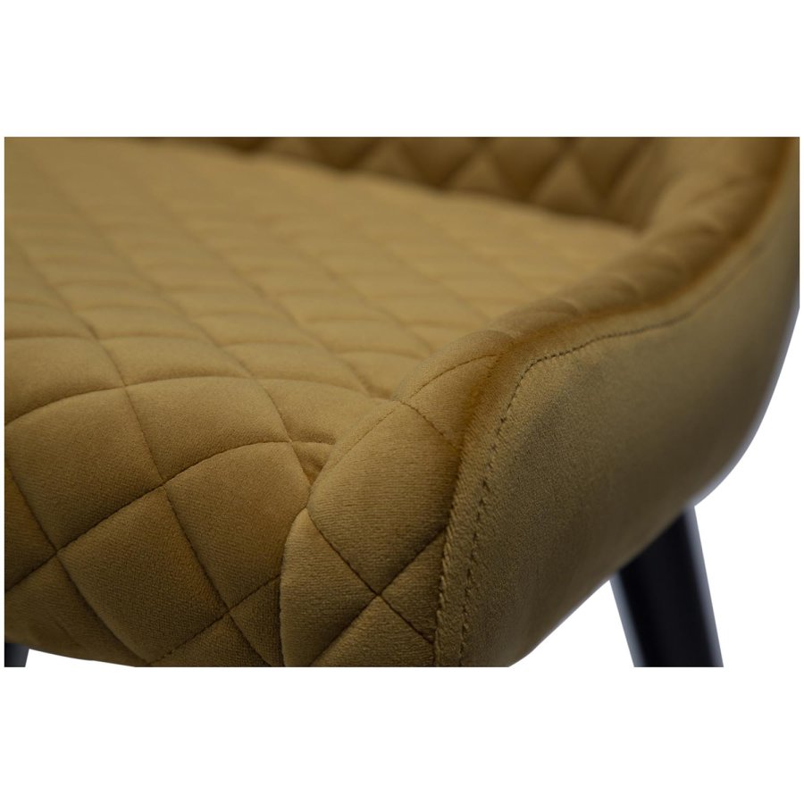 DAN-FORM Vetro lnestol - bronze velour og sort egetr